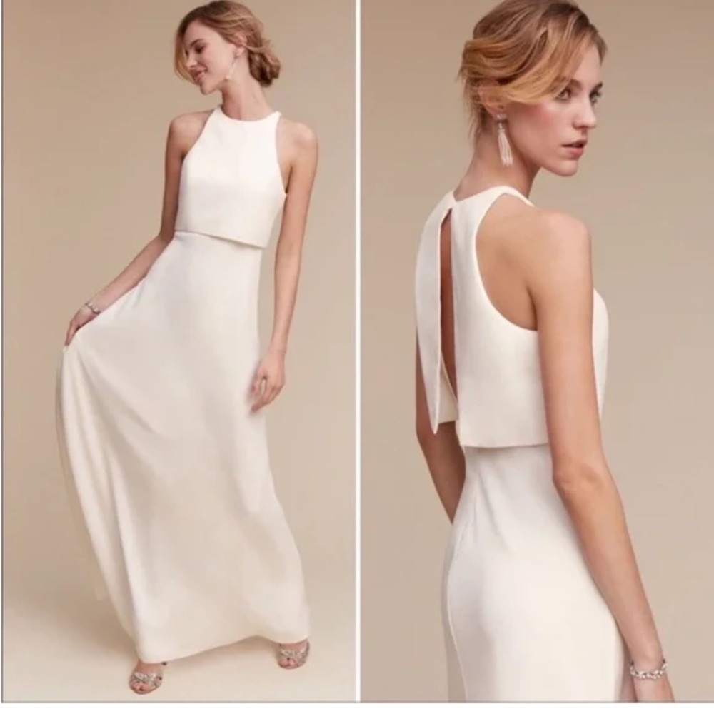 NWT BHLDN Jill Stuart Iva Crepe Maxi